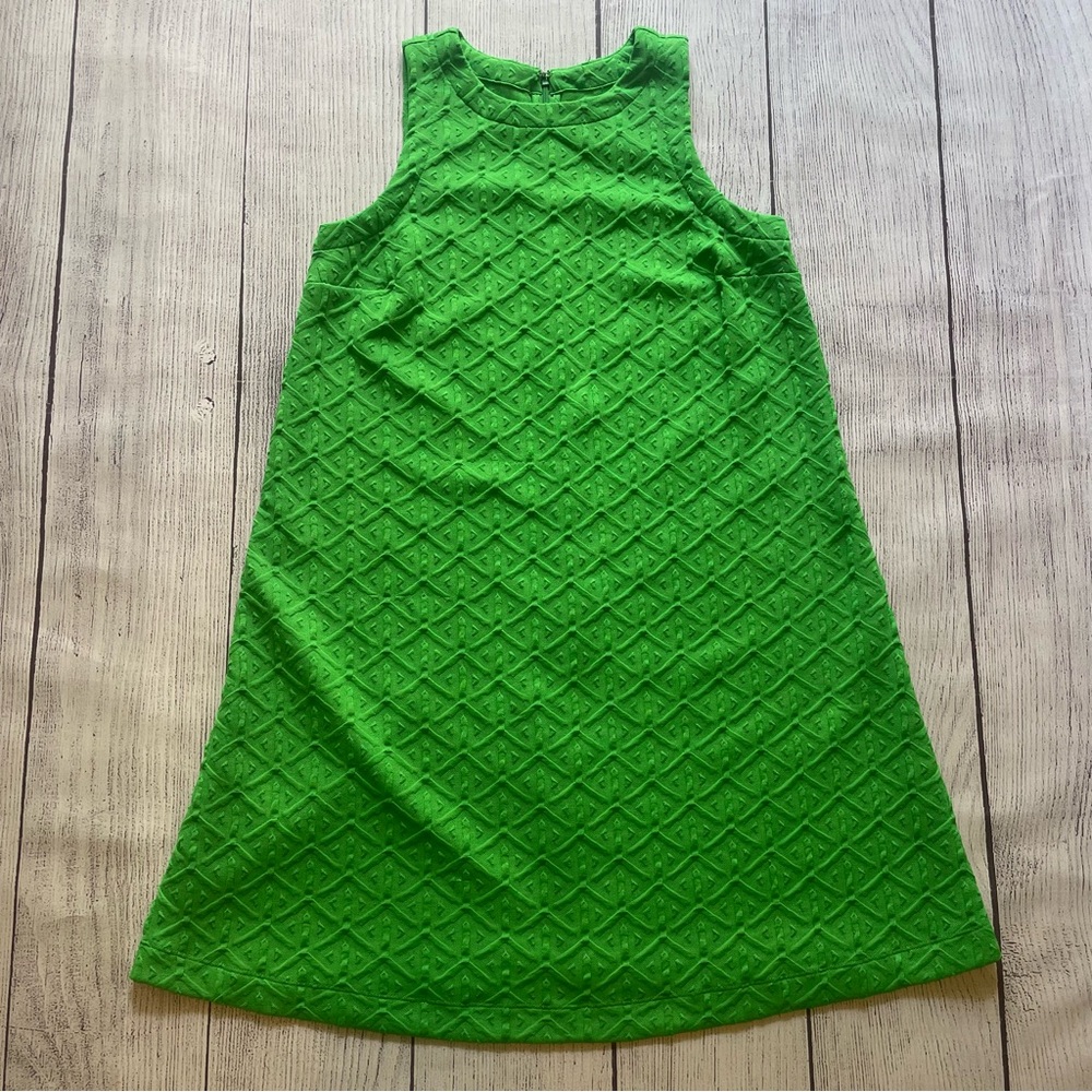 crown & ivy Green Textured Sleeveless Dress size XS